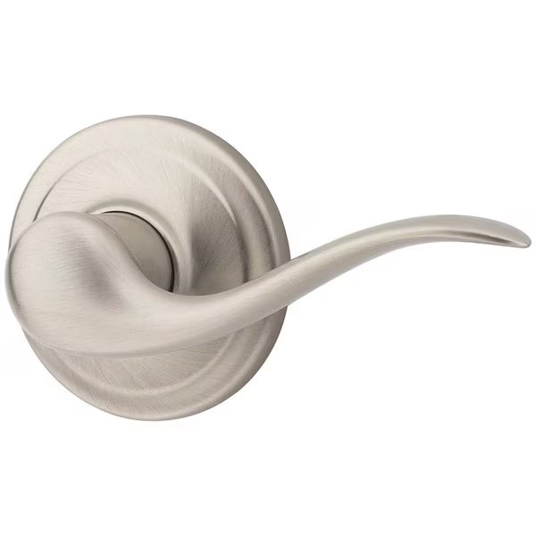 Tustin Half Dummy Lever, Satin Nickel, Kwikset, Mfr#: 788TNLRH-15